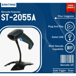 Barcode Scanner Santang ST-2055A 1D - Scanner Barcode  1D Santang ST-2055A